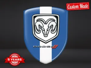 Dodge Personalisierte Autoembleme Elite Modern Optik Robust